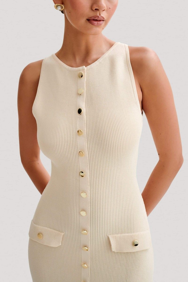 Claire Knit Sleeveless Maxi-Length Dress