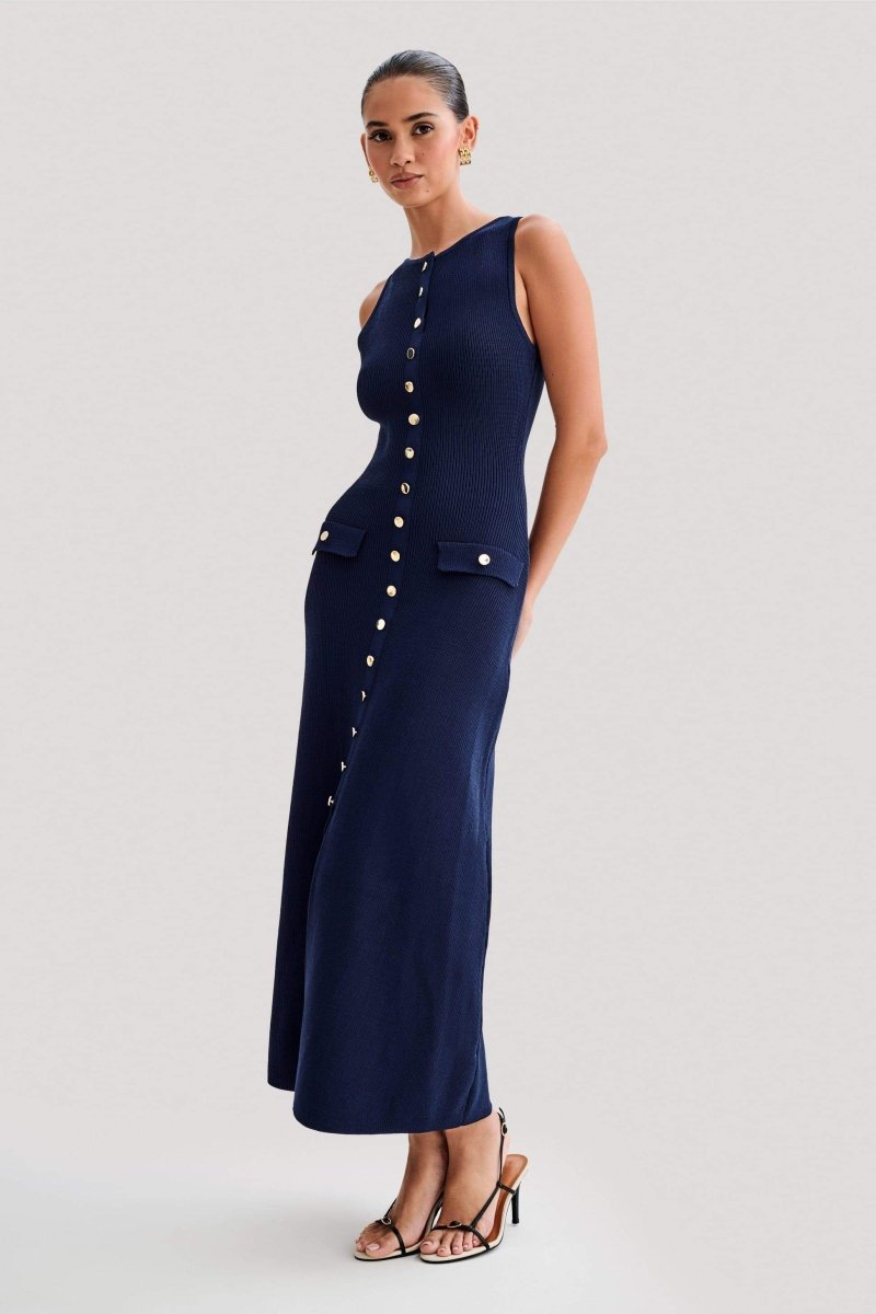 Claire Knit Sleeveless Maxi-Length Dress