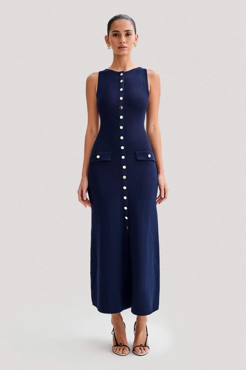 Claire Knit Sleeveless Maxi-Length Dress