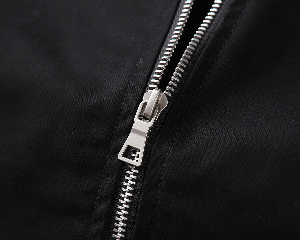 Sporty Jacket with Textured Knit
