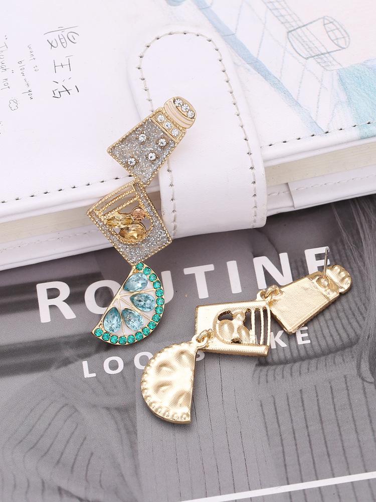 Statement Cocktail Diamante Drop Earrings