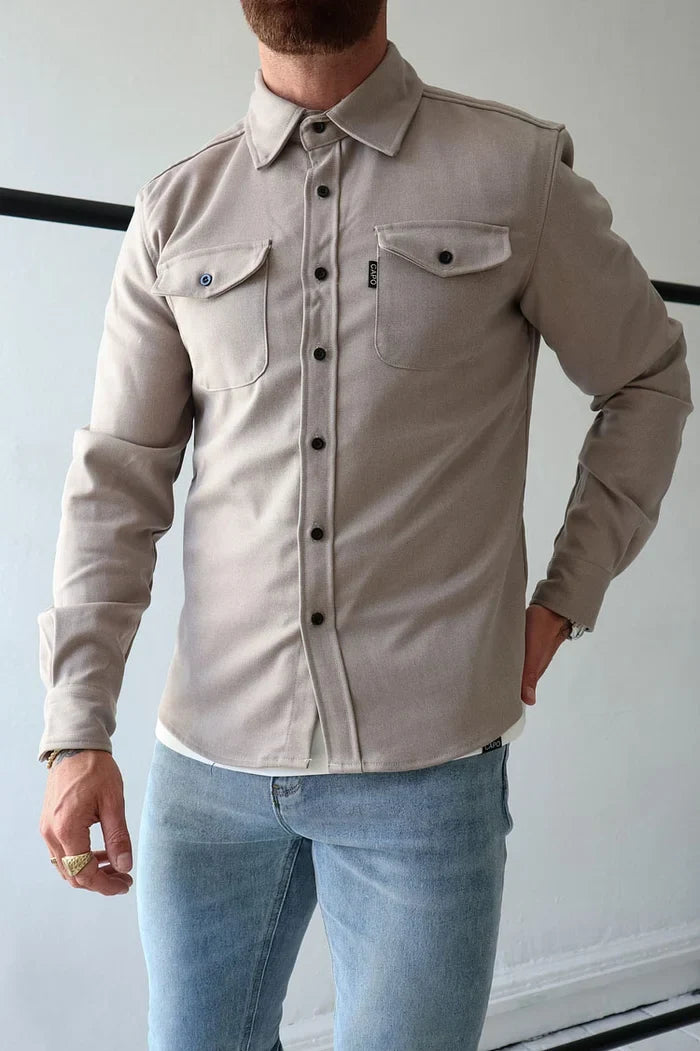 Shirt Jacket with Button Front