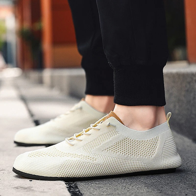 Mesh Knit Sneakers with Breathable Upper