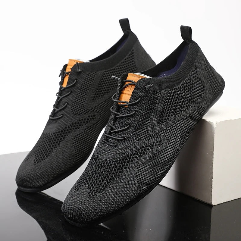 Mesh Knit Sneakers with Breathable Upper