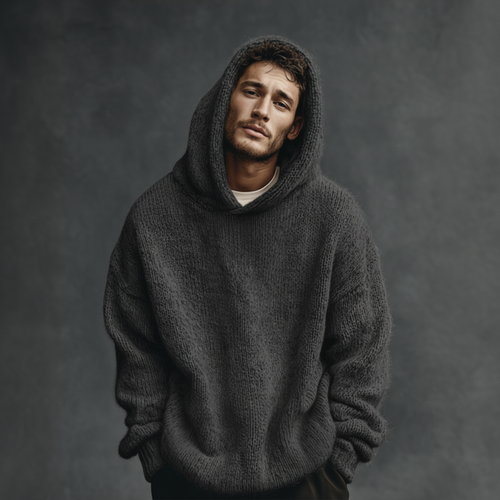Breathable Knit Hoodie
