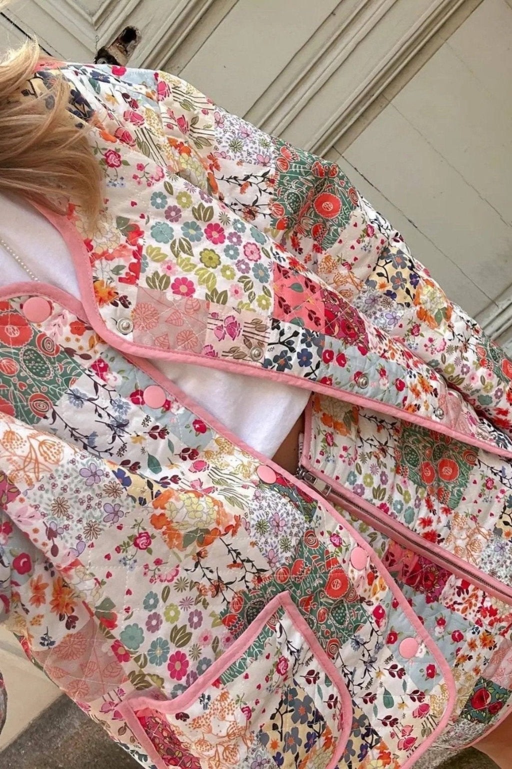 Dana Patterned Quilted Puffer Set