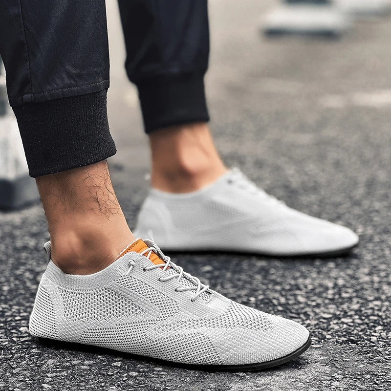 Mesh Knit Sneakers with Breathable Upper