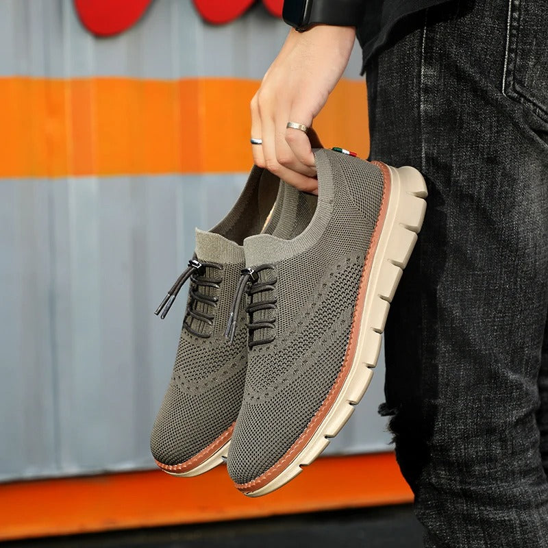 Mesh Sneakers with Breathable Upper