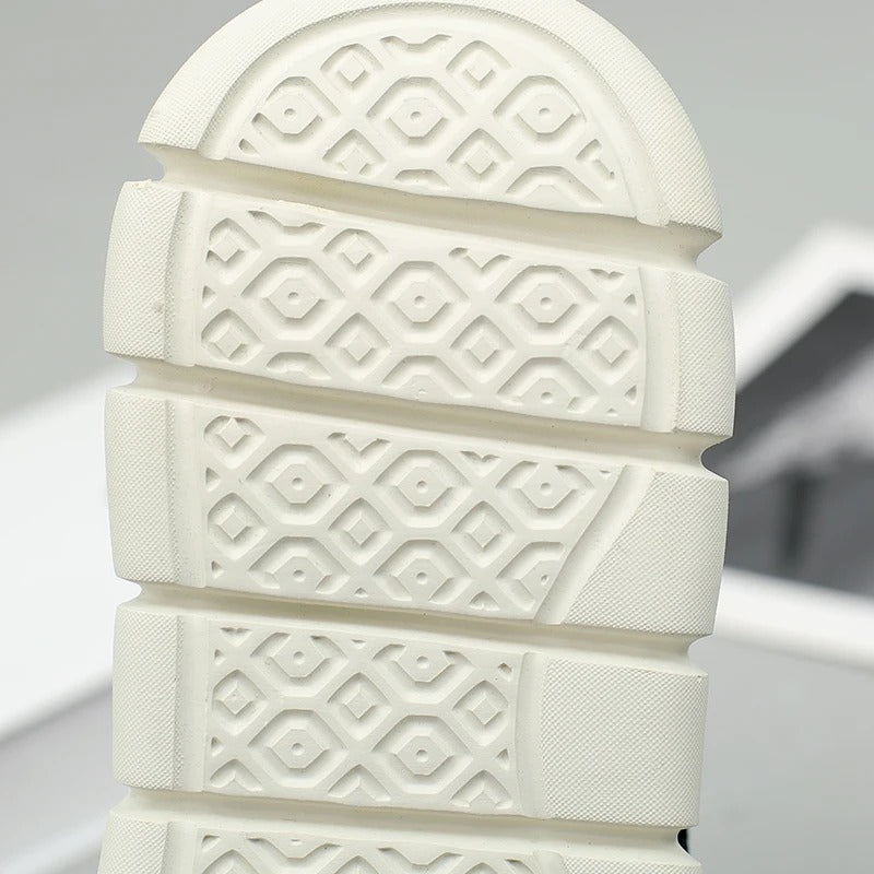 Knit Brogue Shoes with Memory Foam Insole and Breathable Upper