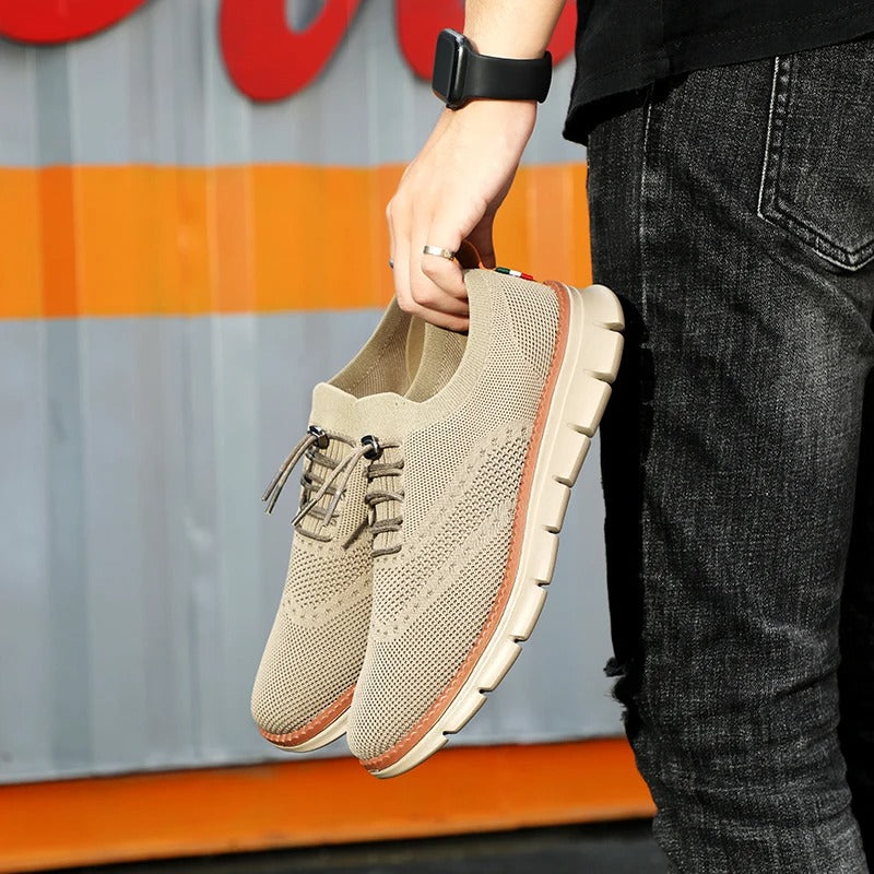 Mesh Sneakers with Breathable Upper