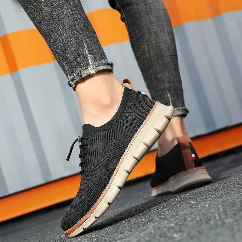 Mesh Sneakers with Breathable Upper