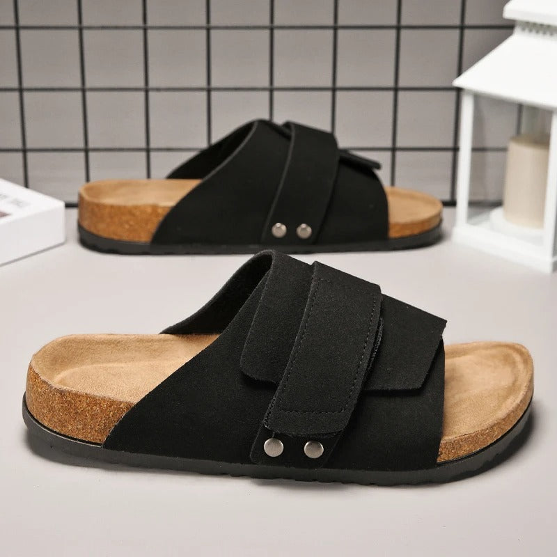 Casual Leather Slides