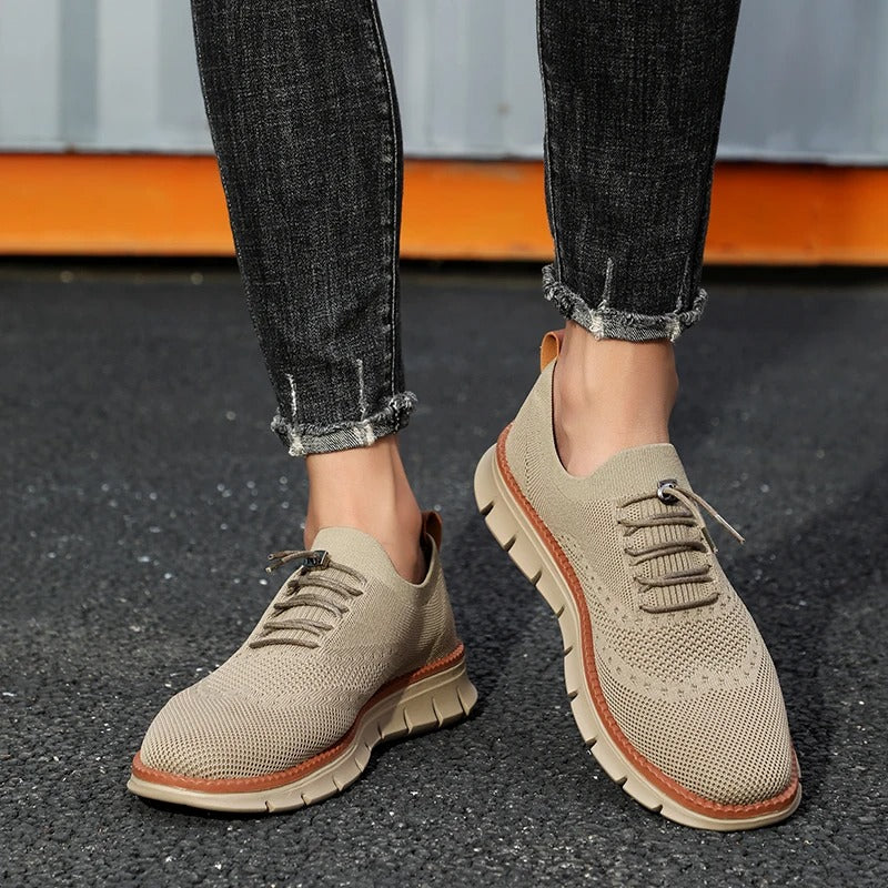 Mesh Sneakers with Breathable Upper