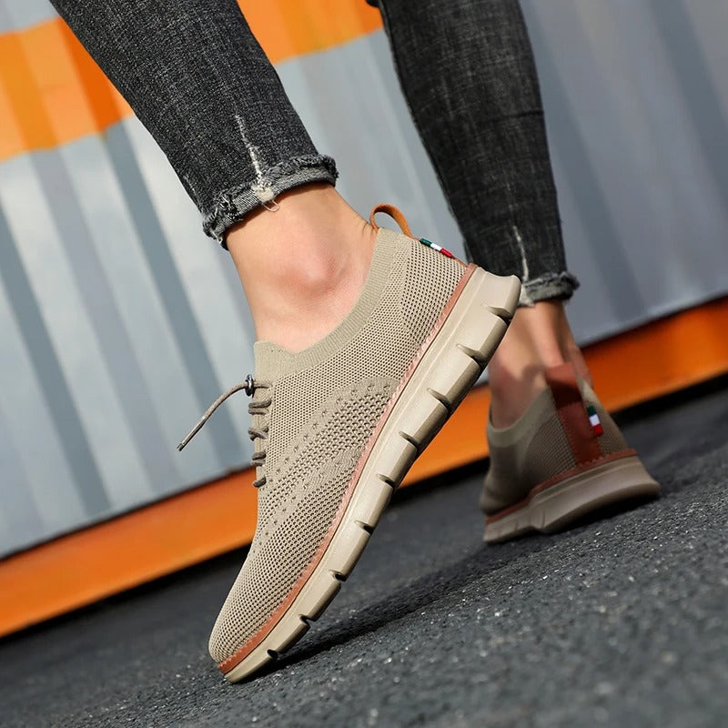 Mesh Sneakers with Breathable Upper