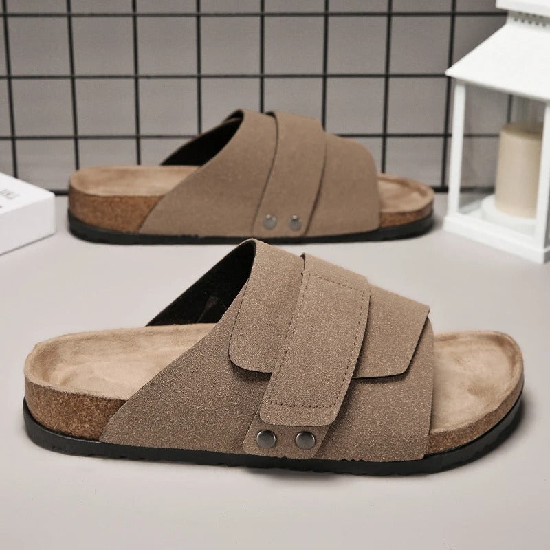 Casual Leather Slides