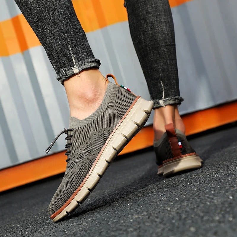 Mesh Sneakers with Breathable Upper