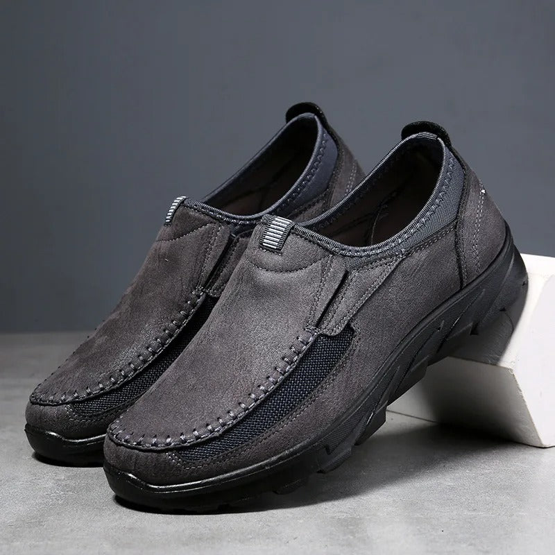 Mesh Loafers with Reinforced Stitching