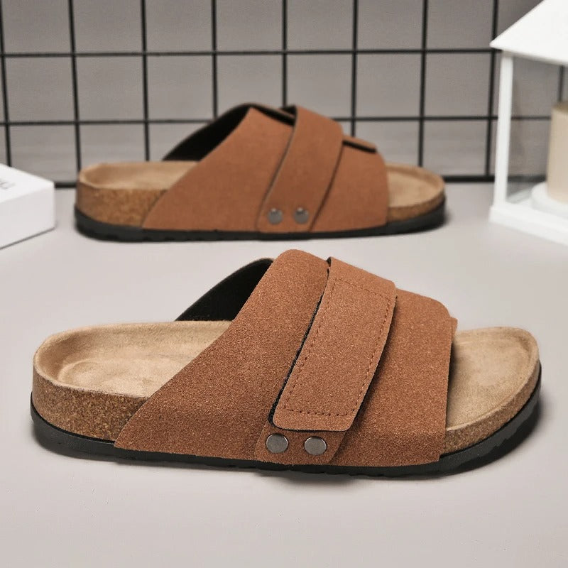 Casual Leather Slides