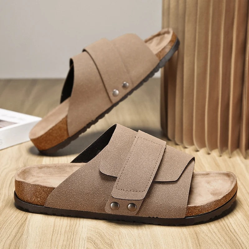 Casual Leather Slides