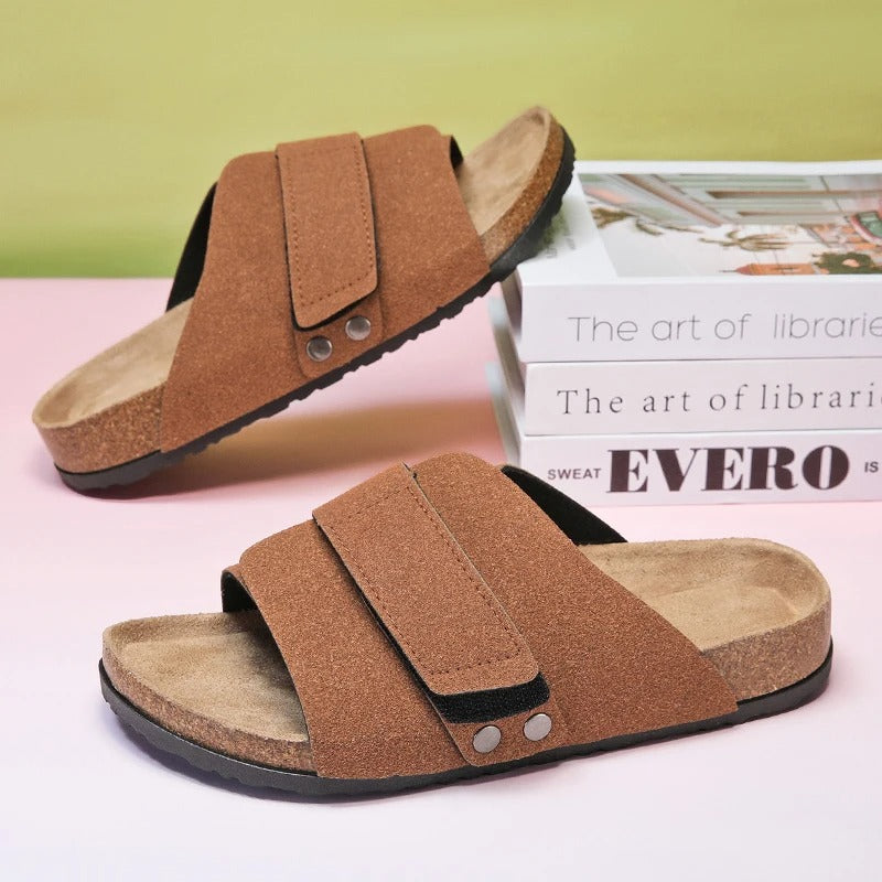 Casual Leather Slides