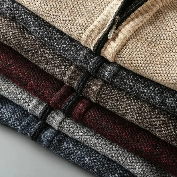 Fleece Jacket with Plaid