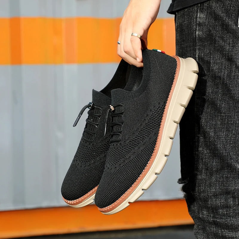 Mesh Sneakers with Breathable Upper