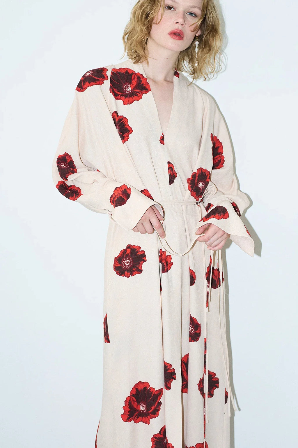 Modern Sahara Print Kimono Dress