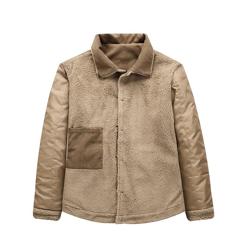 Corduroy Jacket with Multiple Pockets