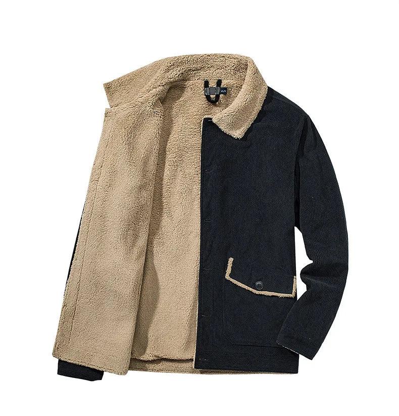 Corduroy Jacket with Multiple Pockets