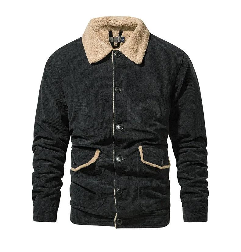 Corduroy Jacket with Multiple Pockets