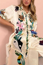 Cream(Shirt + Pants)