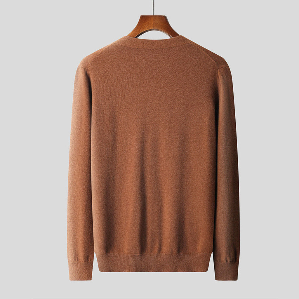 Warm Knit Cardigan with Multiple Pockets