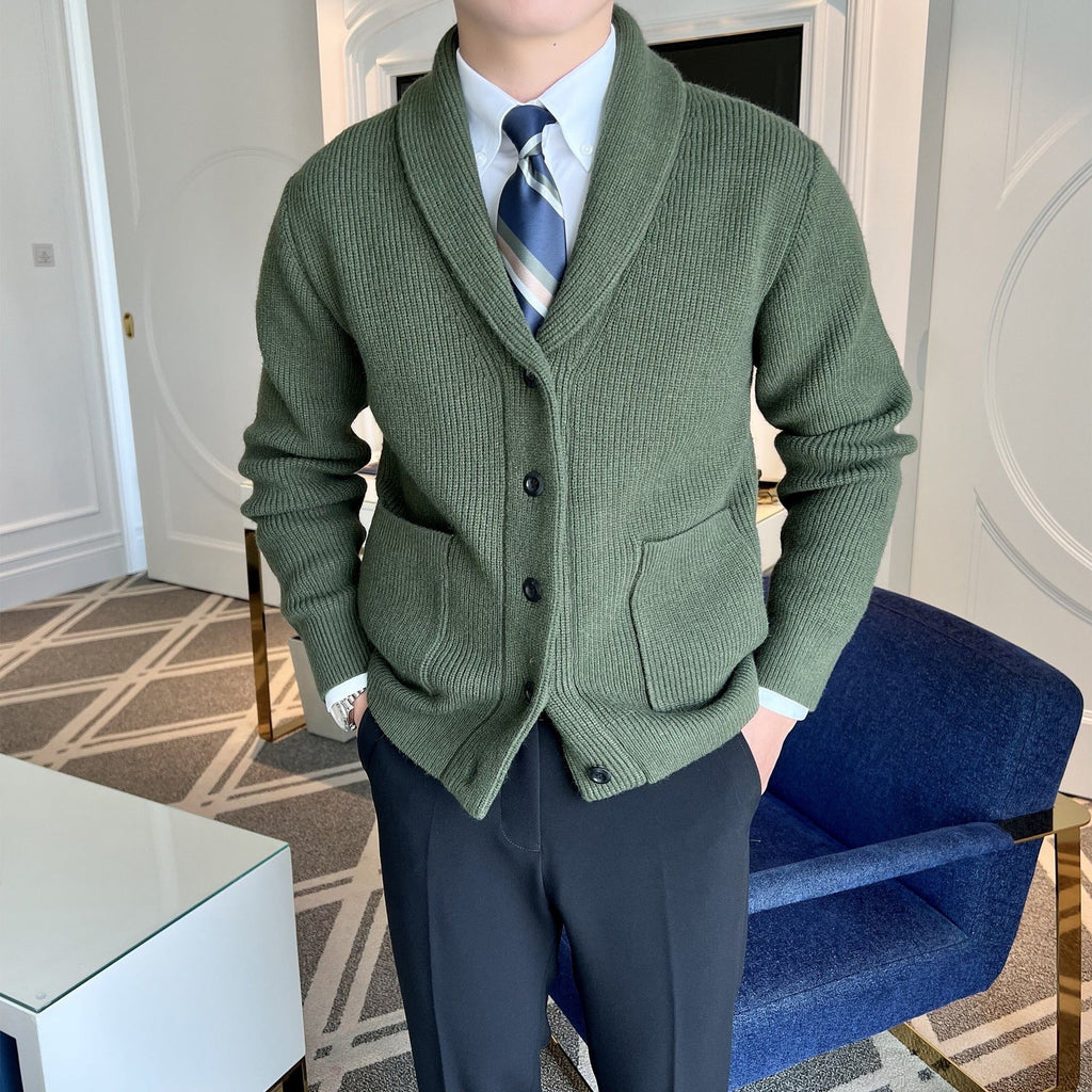 Warm Polyester Cardigan