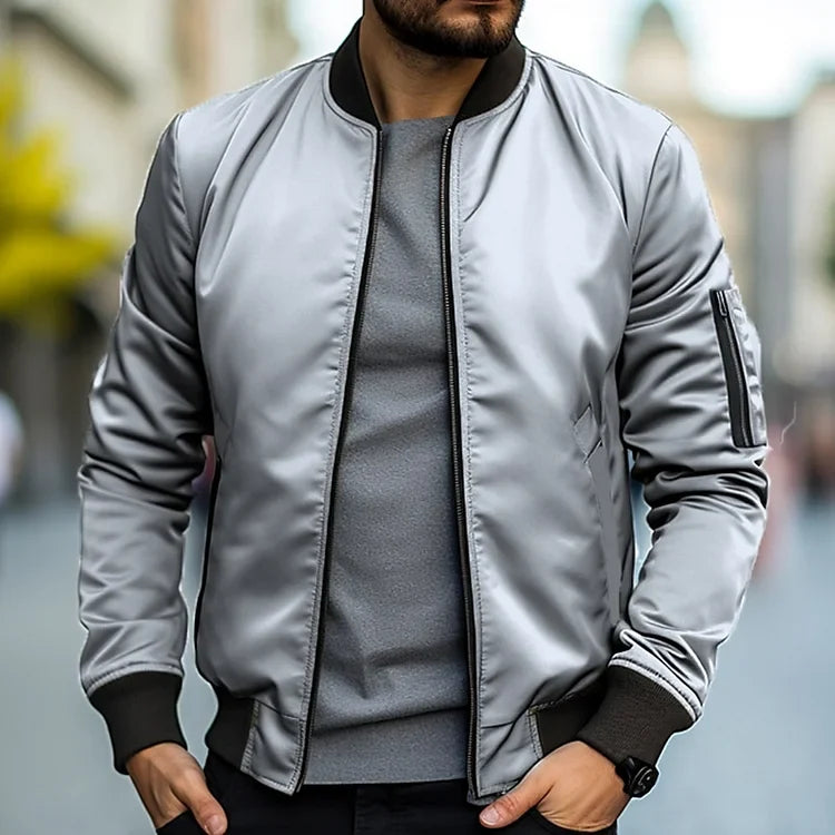 Bomber Jacket with Lined