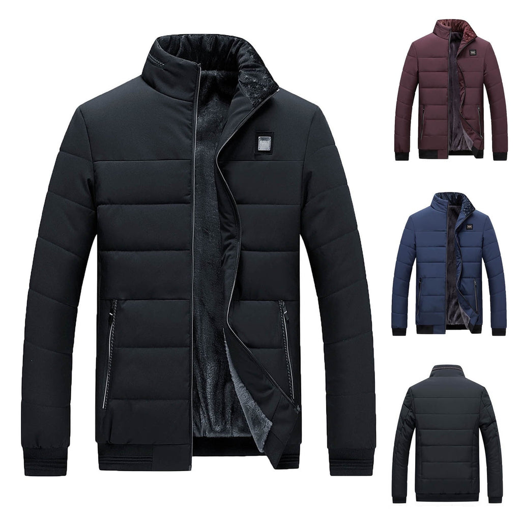 Water-Resistant Polyester Quilted Jacket