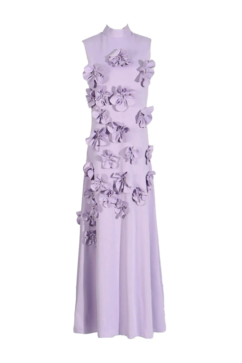 Ethel Flower Embellished Sleeveless Maxi-Length Dress