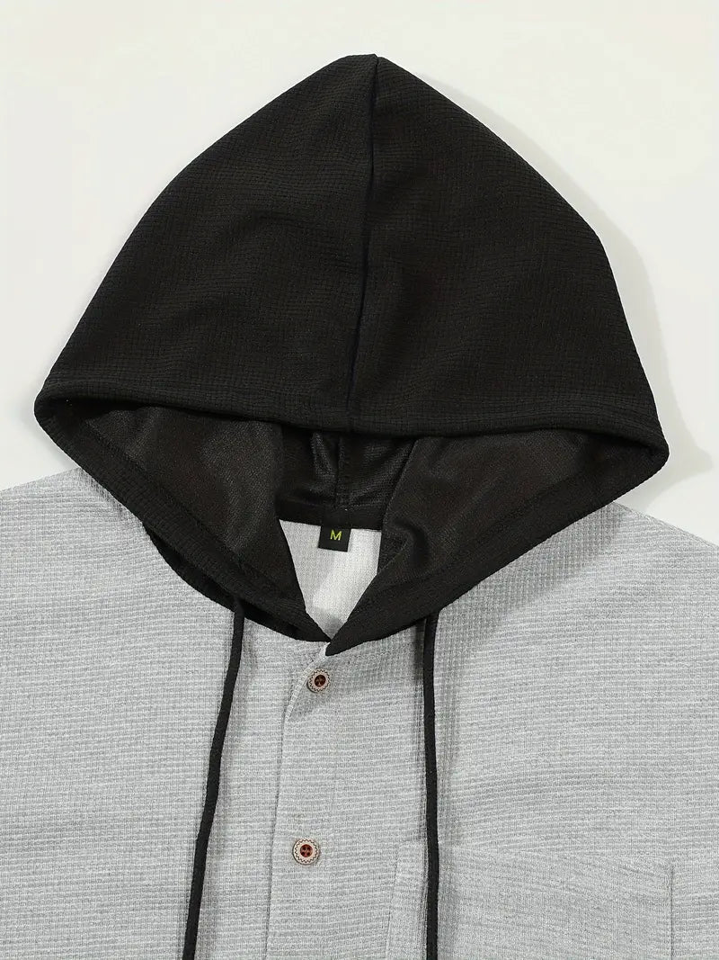Breathable Denim Jacket with Hood