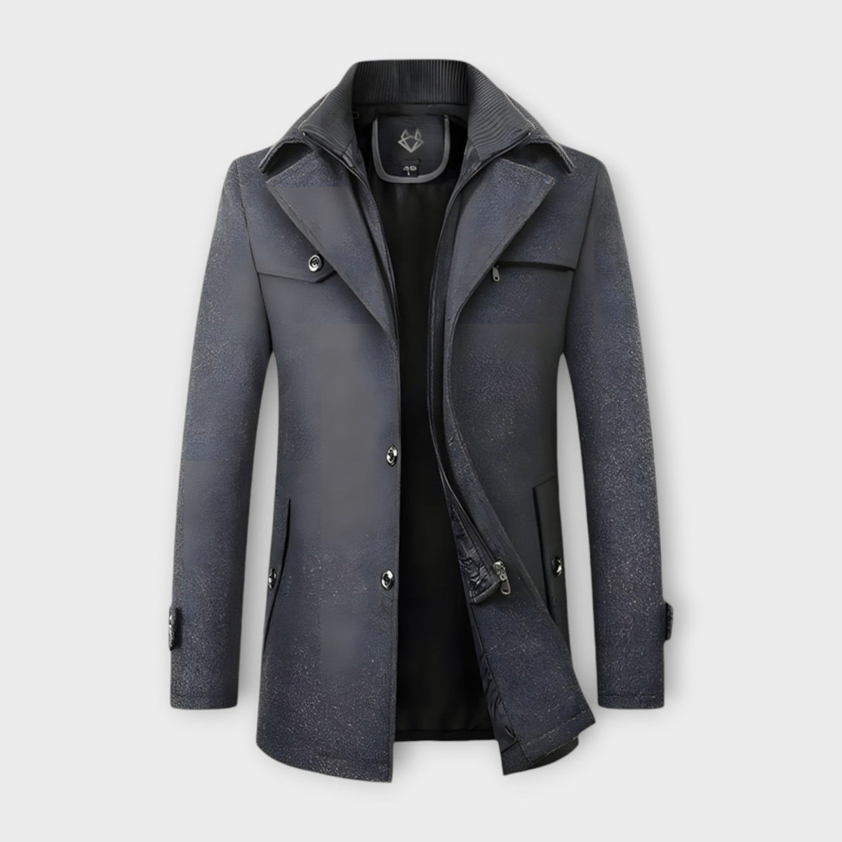 Wool Blend Coat with Lined