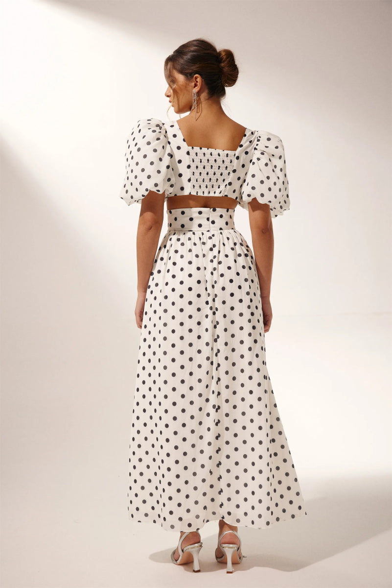 Coordinated Ellie Polka Dot Skirt Set