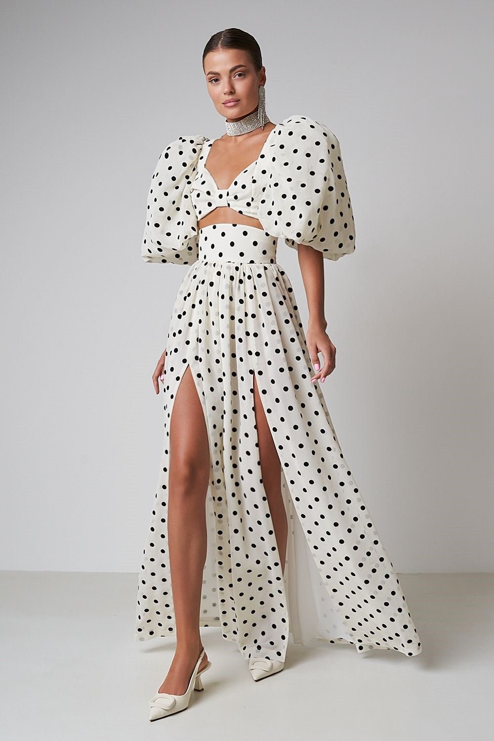 Coordinated Ellie Polka Dot Skirt Set