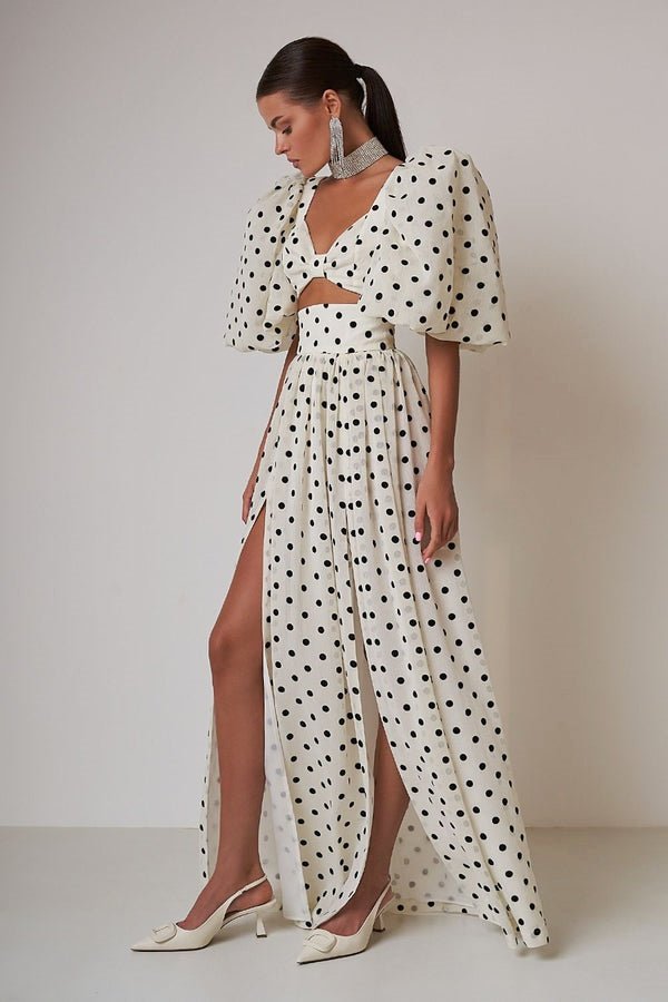 Coordinated Ellie Polka Dot Skirt Set