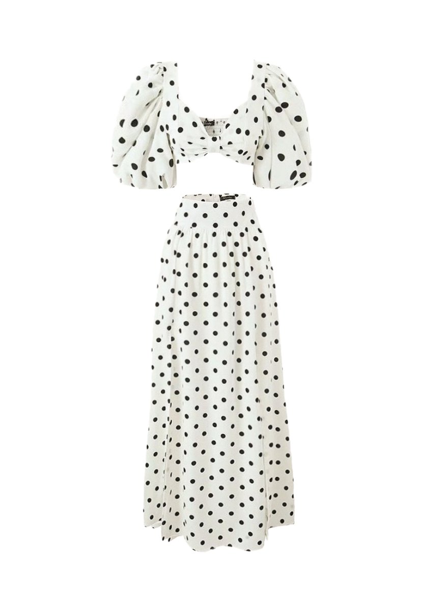 Coordinated Ellie Polka Dot Skirt Set