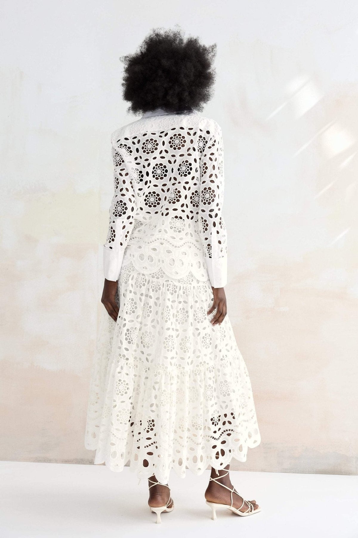Coordinated Elsie Embroidered Lace Set