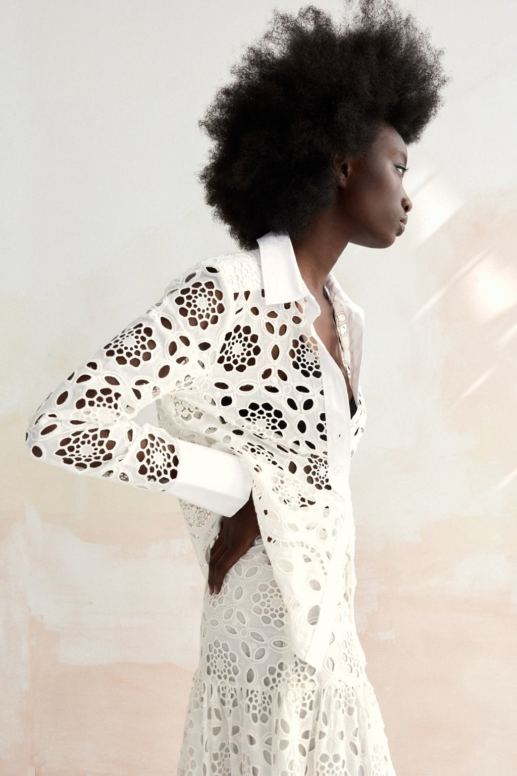 Coordinated Elsie Embroidered Lace Set