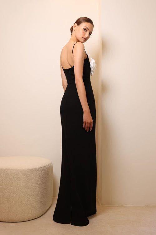 Emily Flower Bandage Maxi Slip Dress
