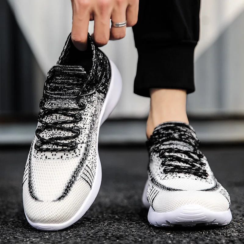 Knit Sneakers with Breathable Upper