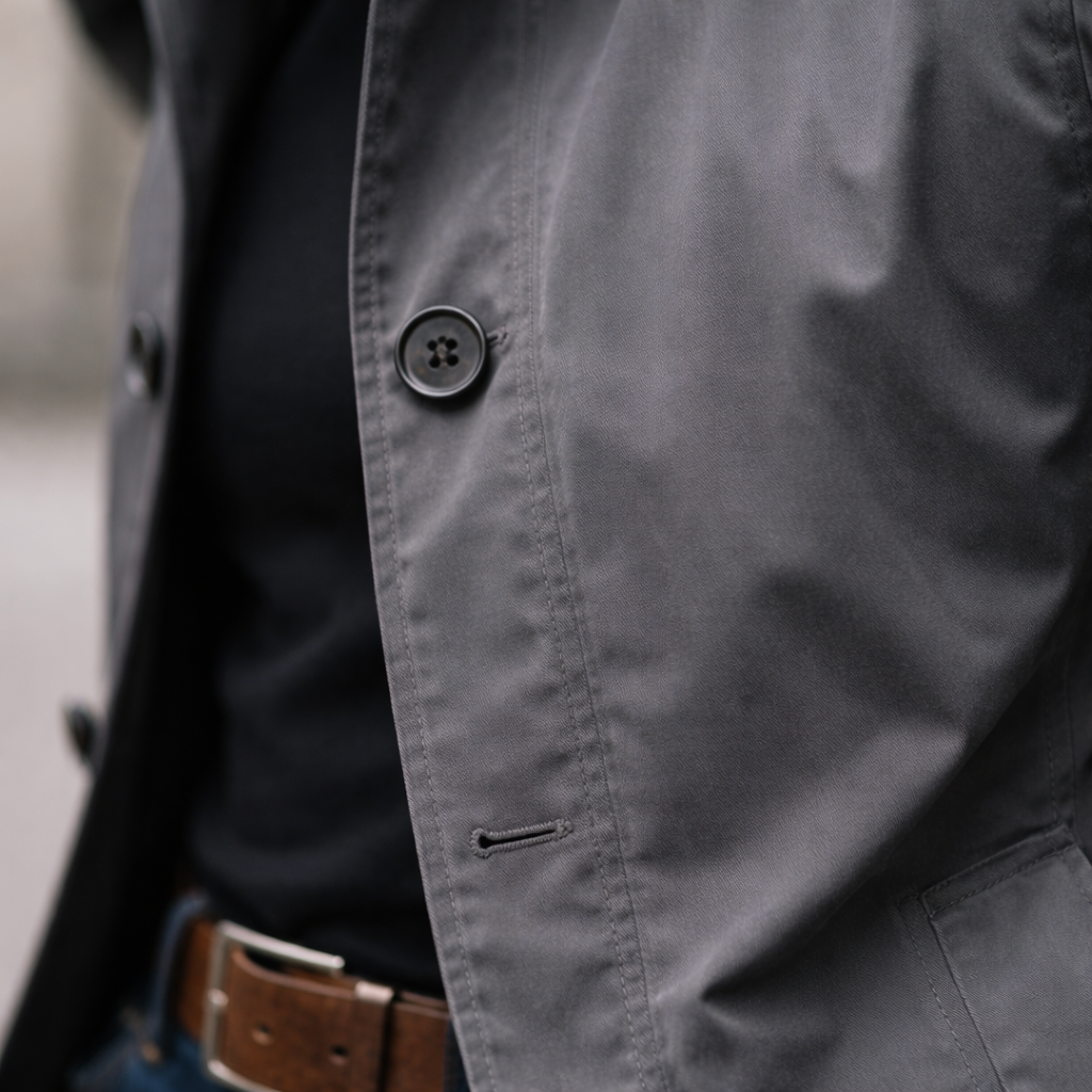 Water-Resistant Coat with Lightweight Feel