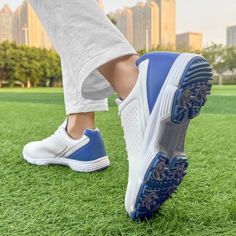 Leather Shoes with Pebbled Texture