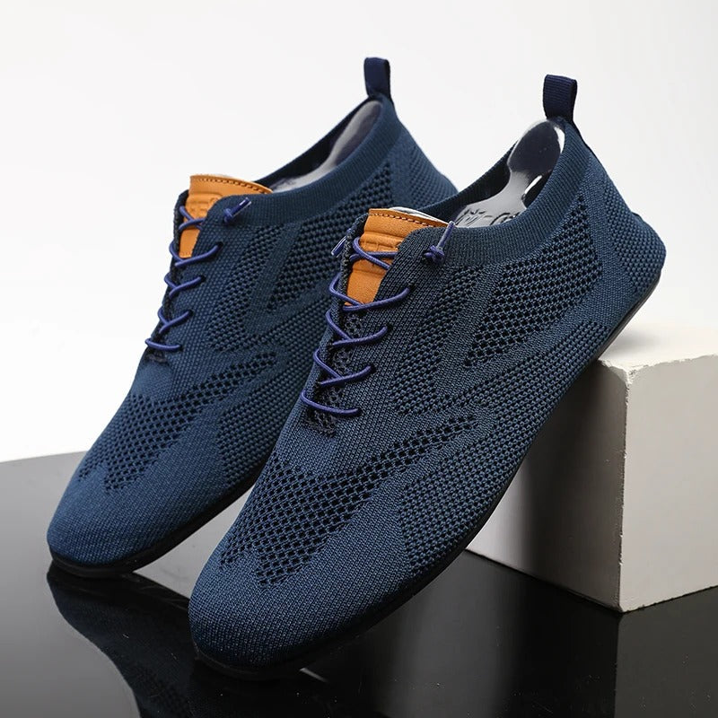 Mesh Knit Sneakers with Breathable Upper