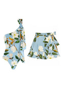 Fresh Flower One Piece Swimwear Set